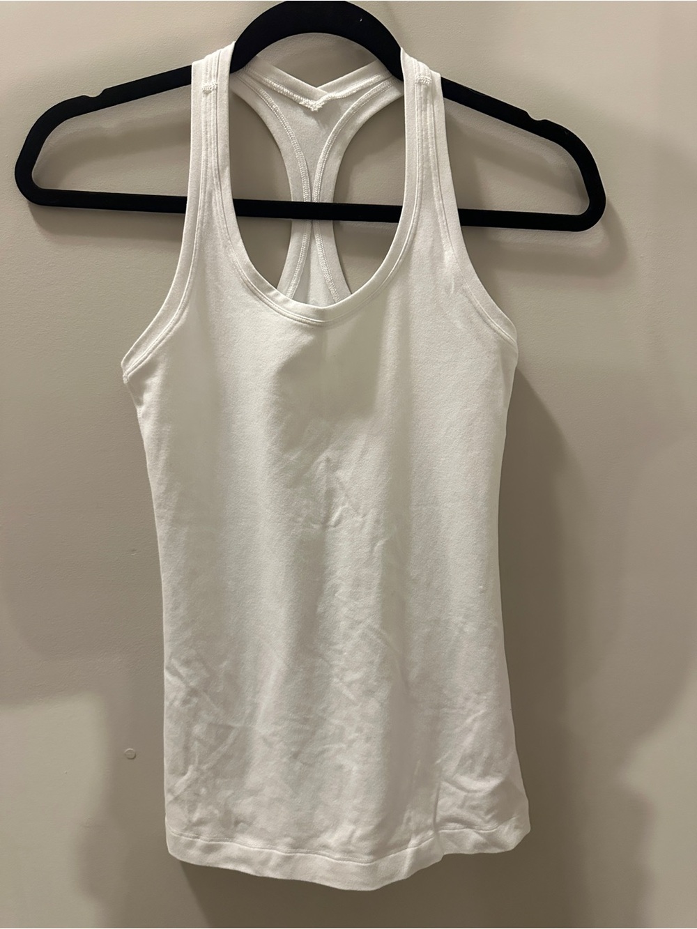 Lululemon White Racerback Tank Top - Women